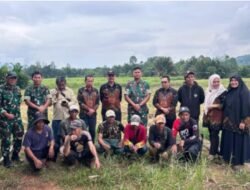 Sinergi Program Kementan Dandim 1403/ Palopo Letkol Arm Kabit Bintoro Priyambodo S.I.P Tinjau Lahan Cetak Sawah Di Mahalona